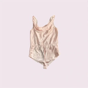 Baby pink Morgan Taylor one piece romper